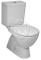 Wc kombi klozet LYRA plus se svislým odpadem 2638.7 - JIKA