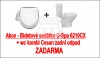 Toaletní bidetové sedátko elektronické se sprškou U-Spa 6210 CX s ovládacím panelem + wc kombi klozet - AKCE 1