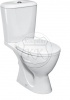 Wc kombi EUROVIT NEW, vodorovný odpad, hl. splachování, bílý, W903401 - IDEAL STANDARD