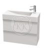 Skříňka pod umyvadlo CUBITO PURE 80cm 5587.2 se 2 zásuvkami - JIKA